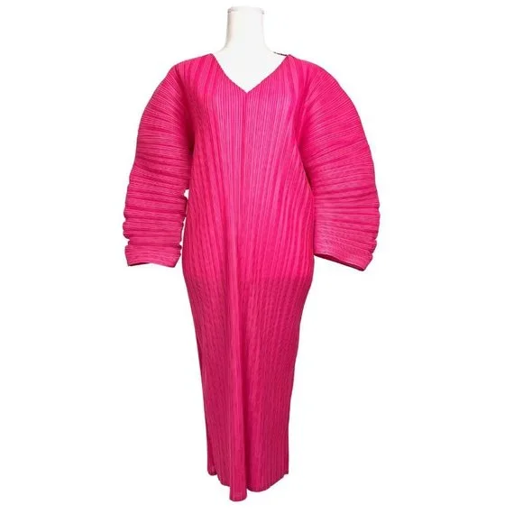 GORMAN Pleated Dress Hot Pink NEW s8 (Fits 8-16) - Picture 6 of 11